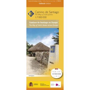Overzichtkaart Camino's